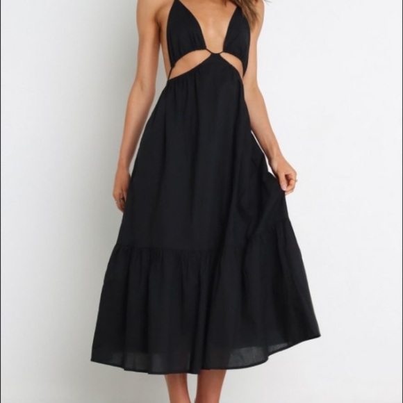 New Petal + Pup USA Black Piero Dress | size 8 small - Picture 9 of 10